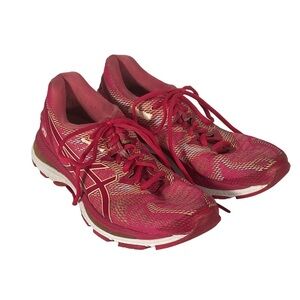 ASICS Berry Pink T850N Gel Nimbus Women’s Athletic Shoes Sneaker Sz 8.5